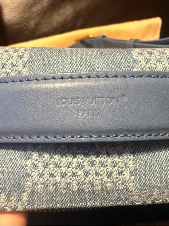 Louis Vuitton Denim Rush Bum Bag with Gold Hardware - Picture 9 of 15